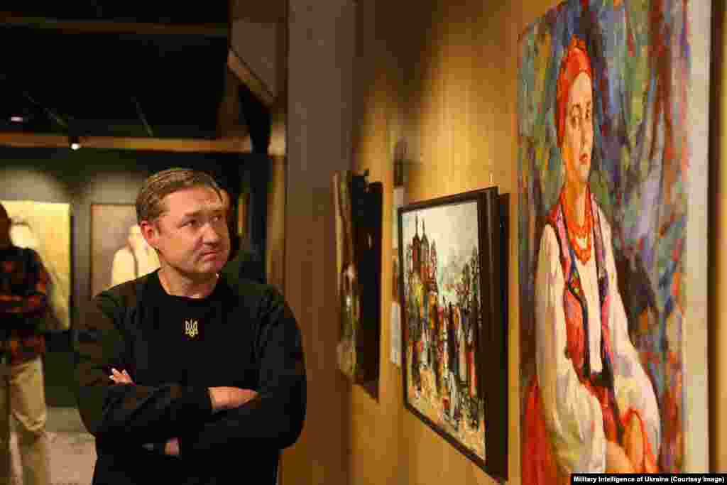 On November 11, an exhibition was opened in the western Ukrainian city of Lviv titled Kherson: Not Stolen, featuring contemporary paintings inspired by the historical treasures stolen from Kherson’s museums.Maksym Kozytskiy, governor of Lviv (pictured), said at the event, "The enemy can grab paintings, destroy buildings, destroy monuments, but he is powerless before people who love their country and their city, who remember, preserve, and create."