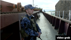 Охрана на арестованном судне «ANKA»