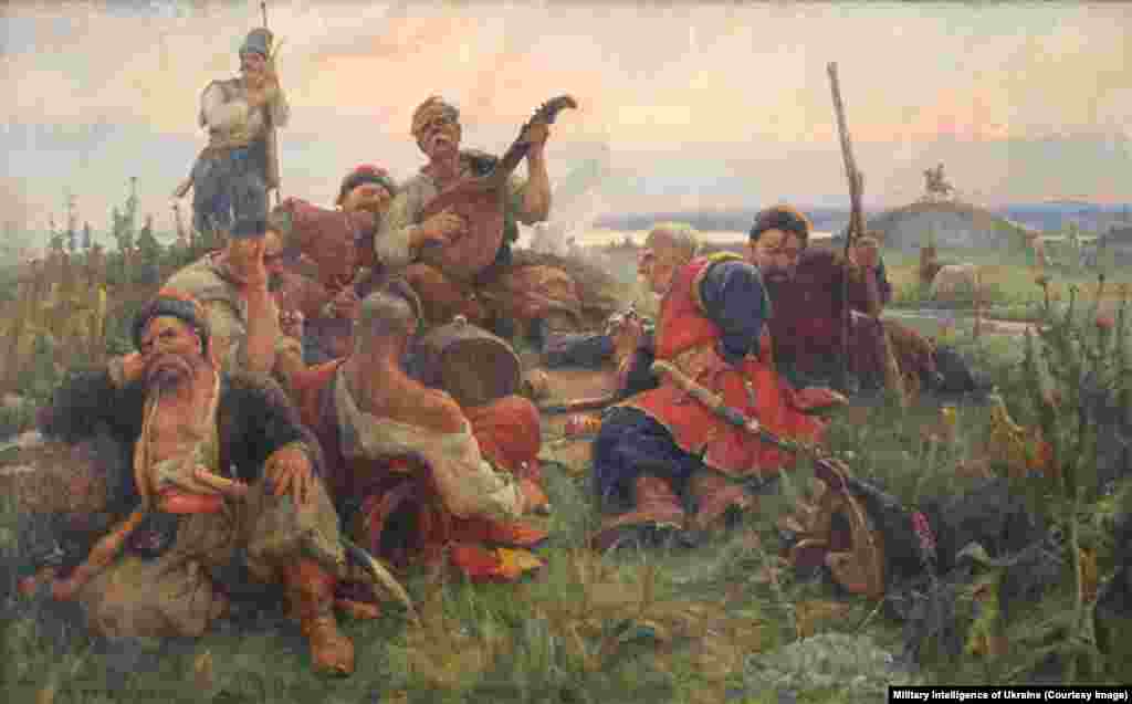 Song of the Cossacks, a 1945 painting by Ivan Shulga.
