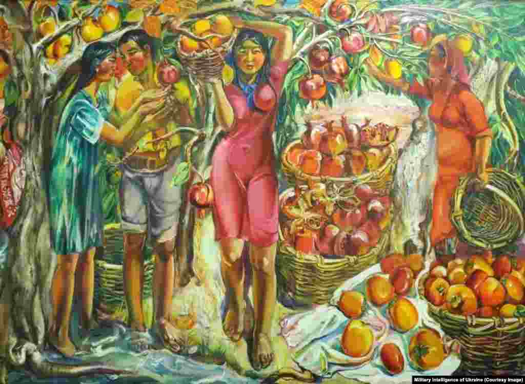 Hayet (Life) is a 1975 painting by Horace Chernukhin. Ukraine's Military Intelligence lists 1,233 paintings that were stolen from the museum along with many other artworks.