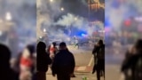 Georgian Police Fire Tear Gas To Repel Protesters From Presidential Palace video grab 1